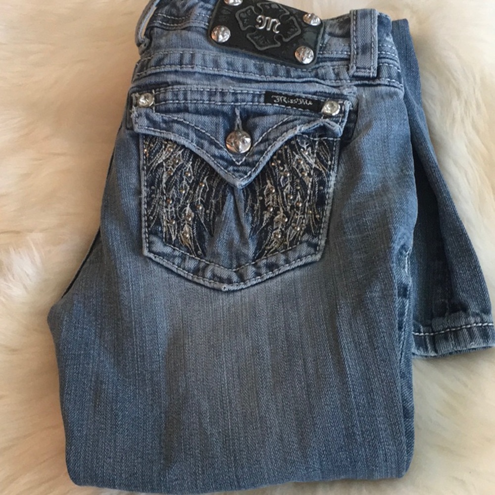 Miss me Sz 27 JP5616B Boot Jeans